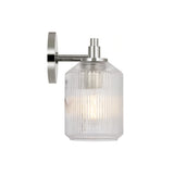 Lathan 2 Light Vanity 15", Polished Nickel