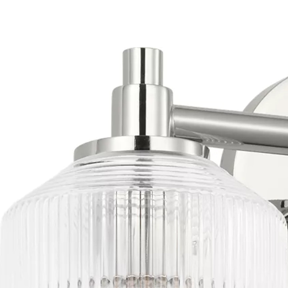 Lathan 2 Light Vanity 15", Polished Nickel