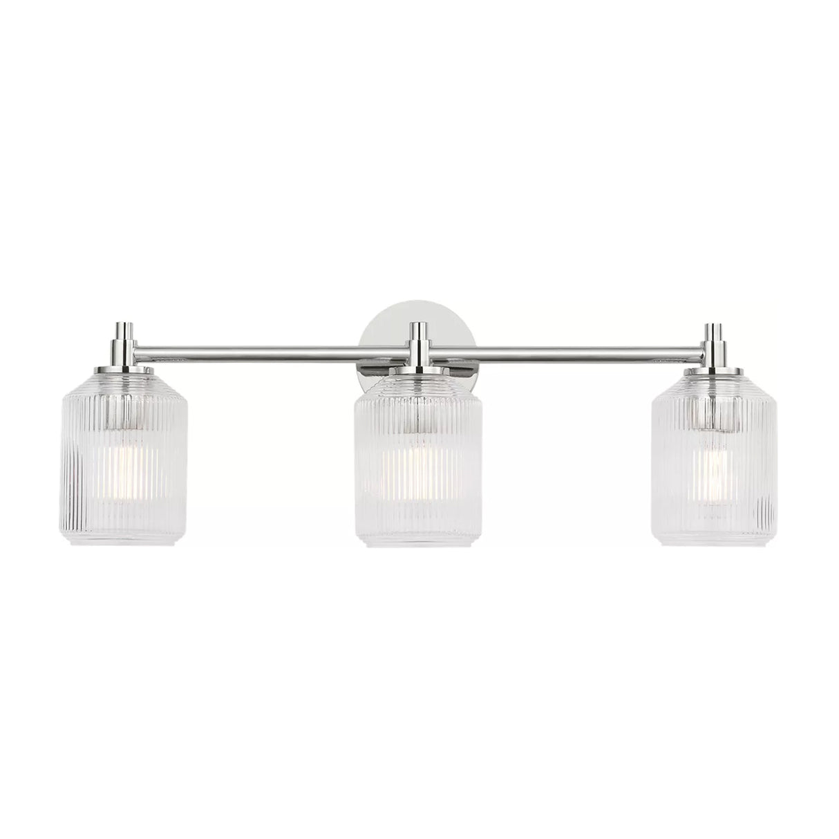 Lathan 3 Light Vanity 26", Polished Nickel