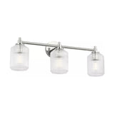 Lathan 3 Light Vanity 26", Polished Nickel