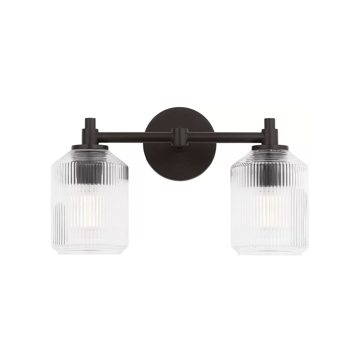 Lathan 2 Light Vanity 15", Aged Iron