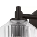 Lathan 2 Light Vanity 15", Aged Iron