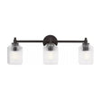 Lathan 3 Light Vanity 26", Aged Iron