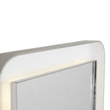Hedley Rectangular LED Mirror 18" x 27", Polished Nickel