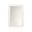 Hedley Rectangular LED Mirror 18" x 27", Polished Nickel