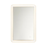 Hedley Rectangular LED Mirror 24" x 36", Modern Brass