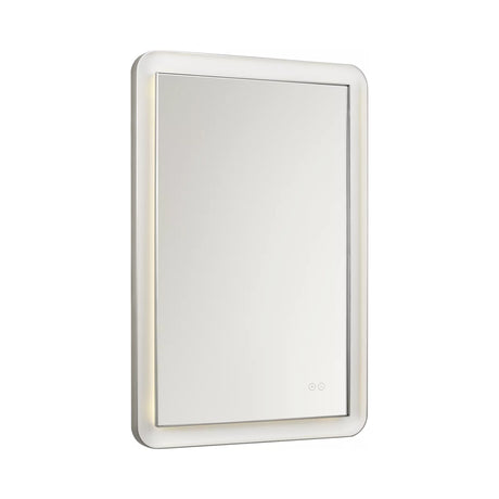 Hedley Rectangular LED Mirror 24" x 36", Polished Nickel