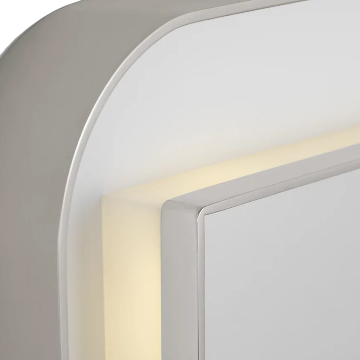 Hedley Rectangular LED Mirror 24" x 36", Polished Nickel