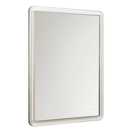 Hedley Rectangular LED Mirror 36" x 48", Polished Nickel