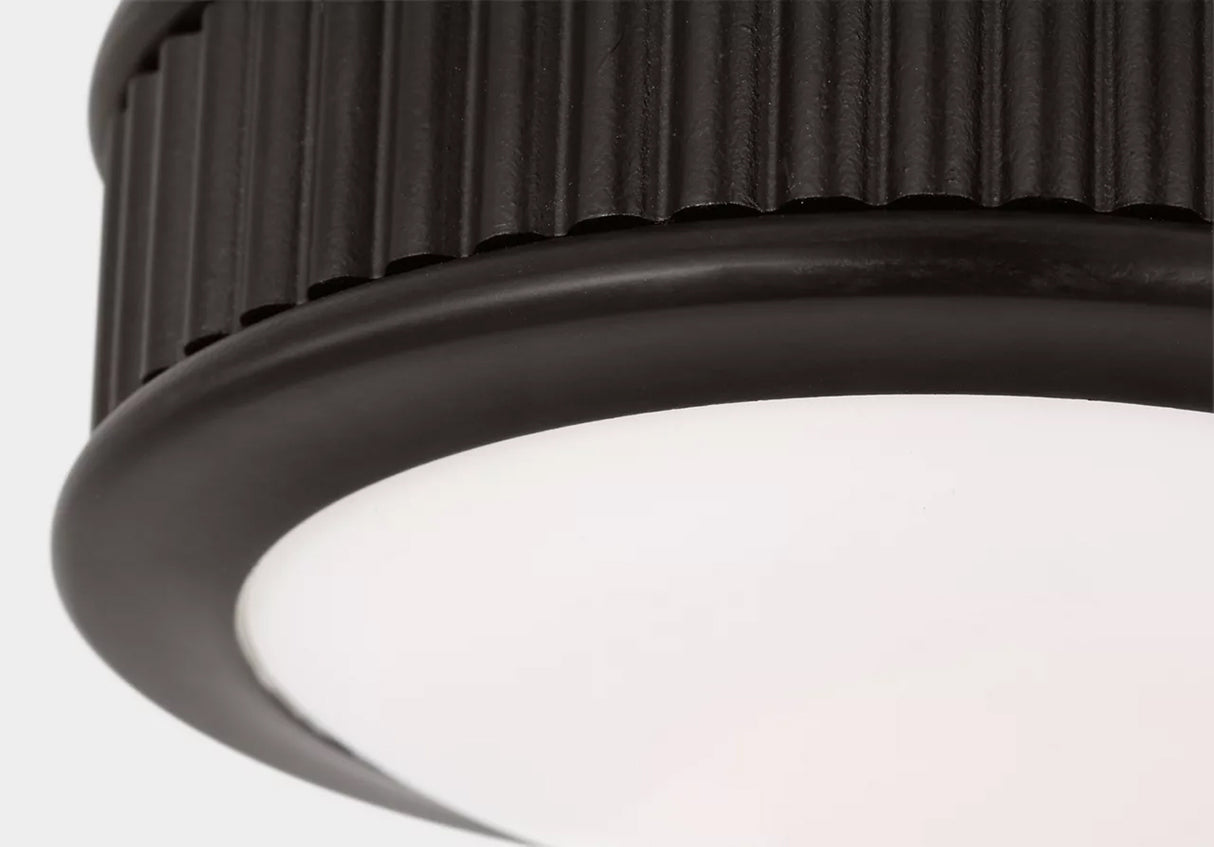 Bishop Extra Small LED Flush Mount 5", Aged Iron