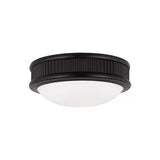 Bishop Small LED Flush Mount 8", Aged Iron