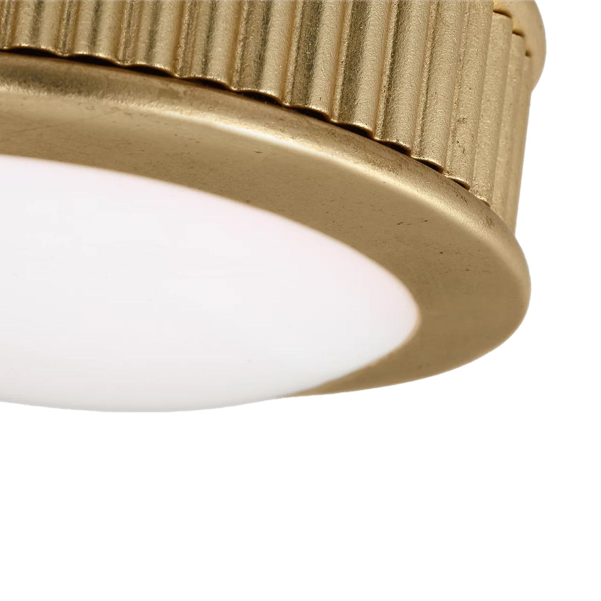 Bishop Extra Small LED Flush Mount 5", Gilded Brass