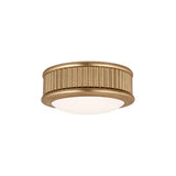 Bishop Extra Small LED Flush Mount 5", Gilded Brass