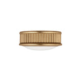 Bishop Extra Small LED Flush Mount 5", Gilded Brass