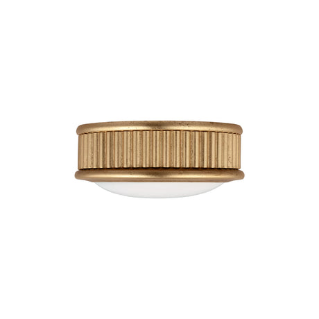 Bishop Extra Small LED Flush Mount 5", Gilded Brass