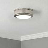 Bishop Extra Small LED Flush Mount 5", Polished Nickel