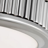 Bishop Extra Small LED Flush Mount 5", Polished Nickel