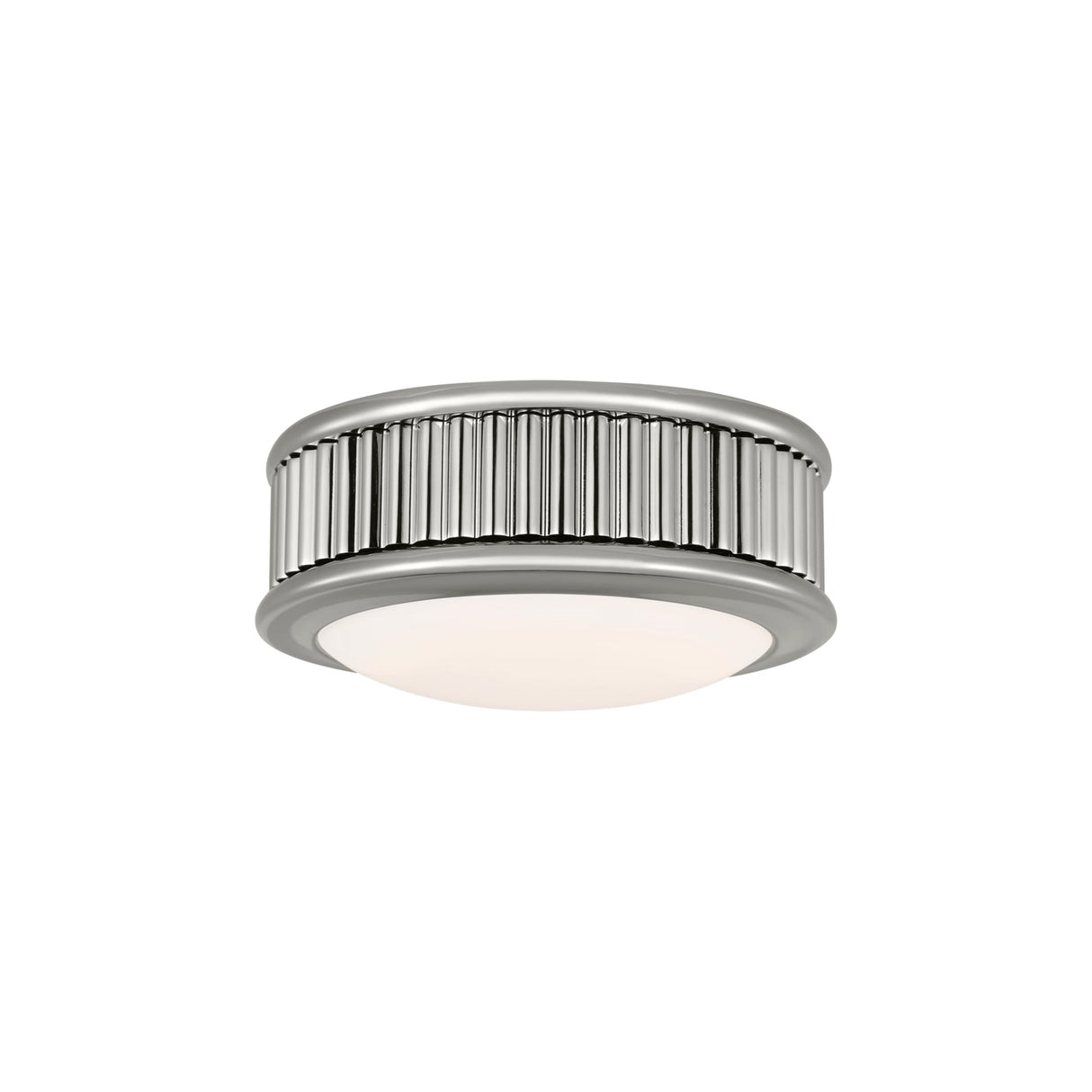 Bishop Extra Small LED Flush Mount 5", Polished Nickel