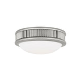 Bishop Small LED Flush Mount 8", Polished Nickel
