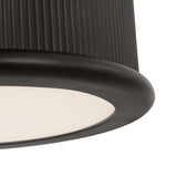 Bishop Medium Flush Mount 14", Aged Iron