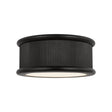 Bishop Medium Flush Mount 14", Aged Iron