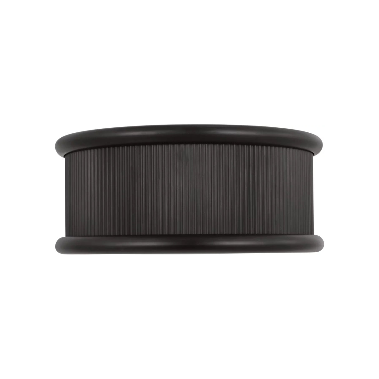 Bishop Medium Flush Mount 14", Aged Iron