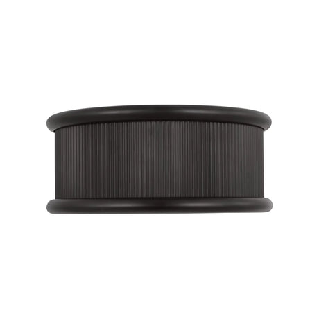 Bishop Medium Flush Mount 14", Aged Iron