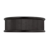 Bishop Large Flush Mount 18", Aged Iron