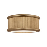 Bishop Medium Flush Mount 14", Gilded Brass