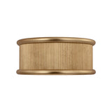 Bishop Medium Flush Mount 14", Gilded Brass