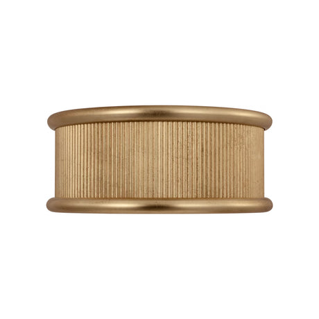 Bishop Medium Flush Mount 14", Gilded Brass