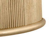 Bishop Large Flush Mount 18", Gilded Brass