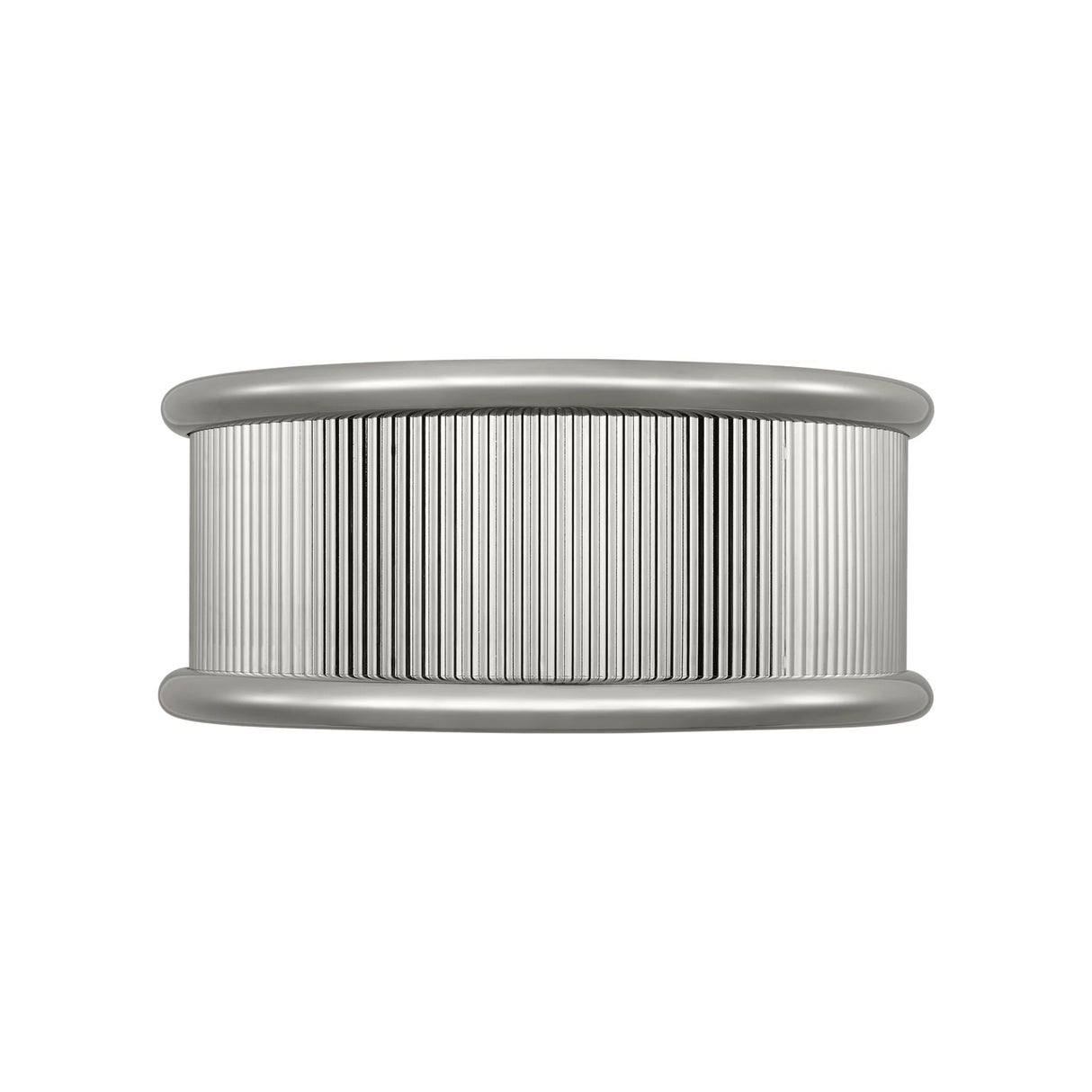 Bishop Medium Flush Mount 14", Polished Nickel