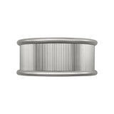 Bishop Medium Flush Mount 14", Polished Nickel