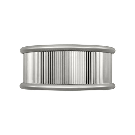 Bishop Medium Flush Mount 14", Polished Nickel