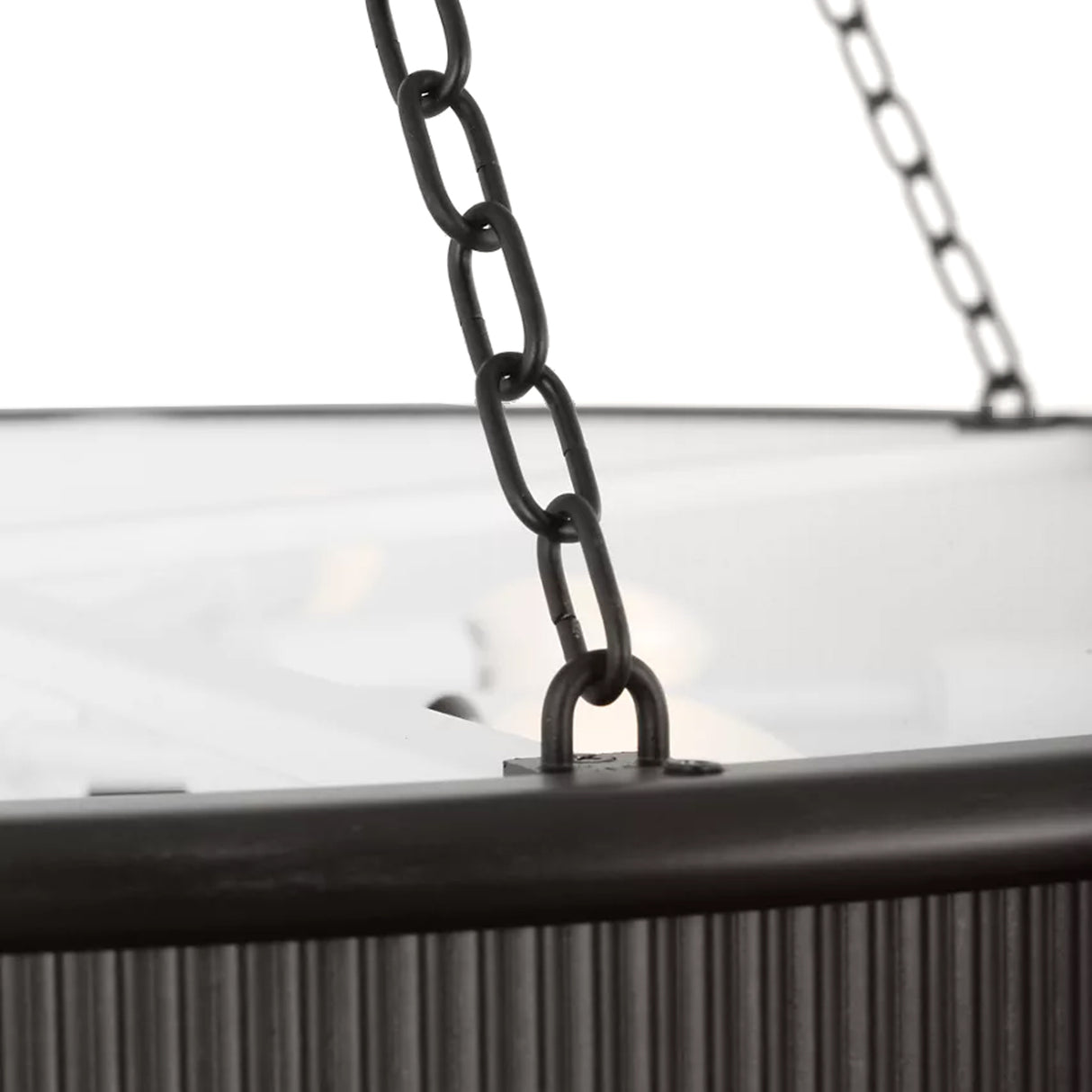 Bishop Ring Chandelier 27", Aged Iron