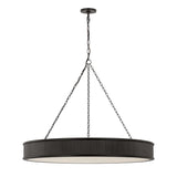 Bishop Ring Chandelier 36", Aged Iron