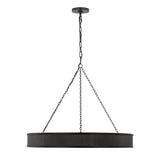 Bishop Ring Chandelier 36", Aged Iron
