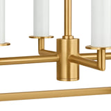 Cambria Large Lantern Pendant 21", Modern Brass