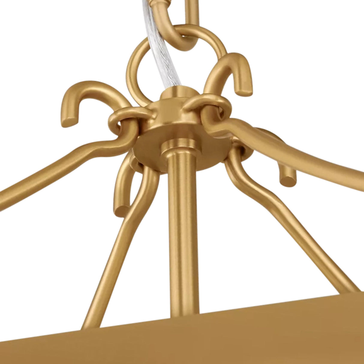 Cambria Large Lantern Pendant 21", Modern Brass