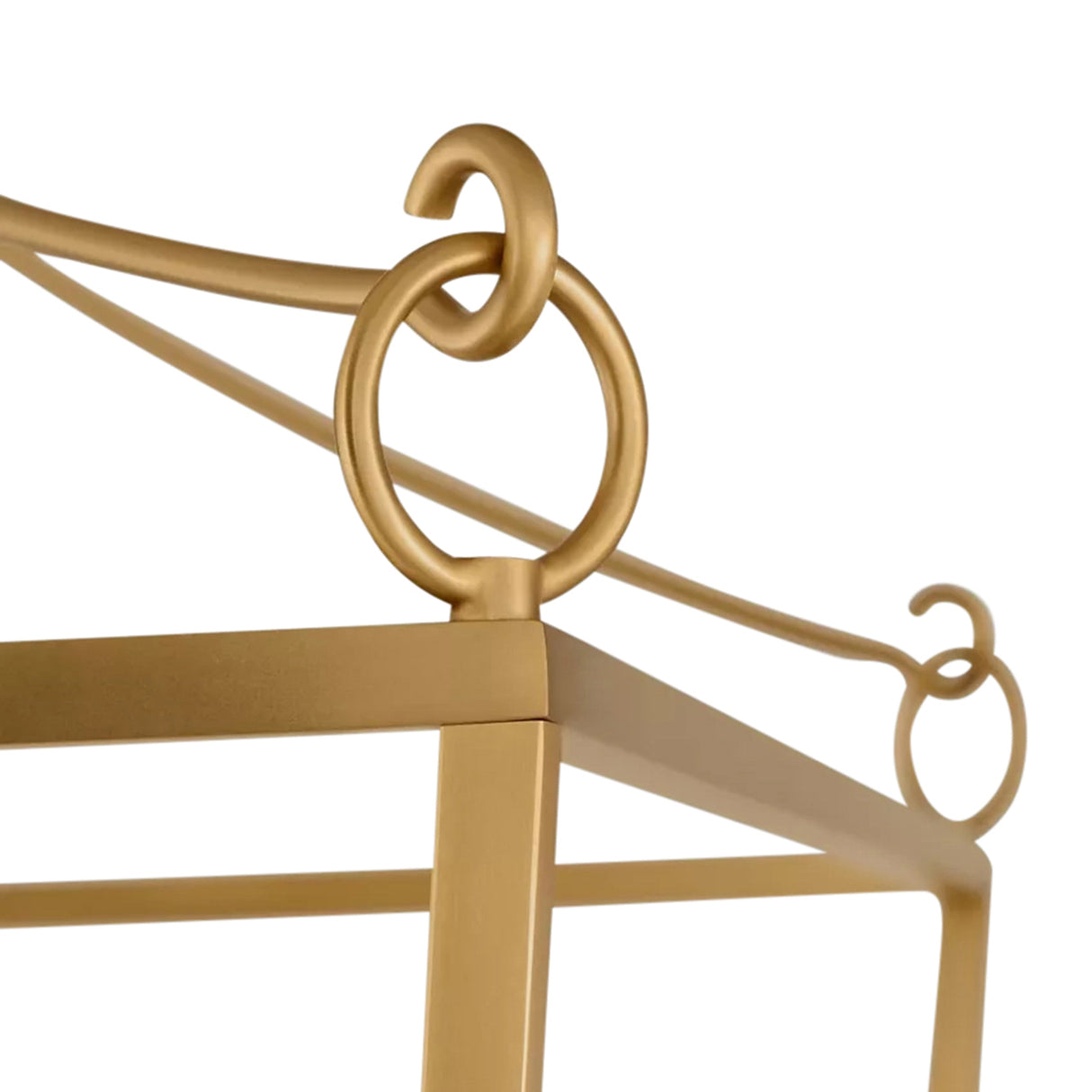 Cambria Extra Large Lantern Pendant 24", Modern Brass