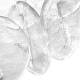 Caprice Semi-Flush 21", Modern Brass and Clear Glass