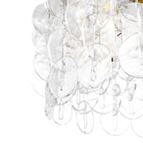 Caprice Chandelier 32", Modern Brass and Clear Glass