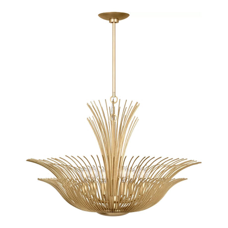 Zelda Large Chandelier 28", Gilded Brass