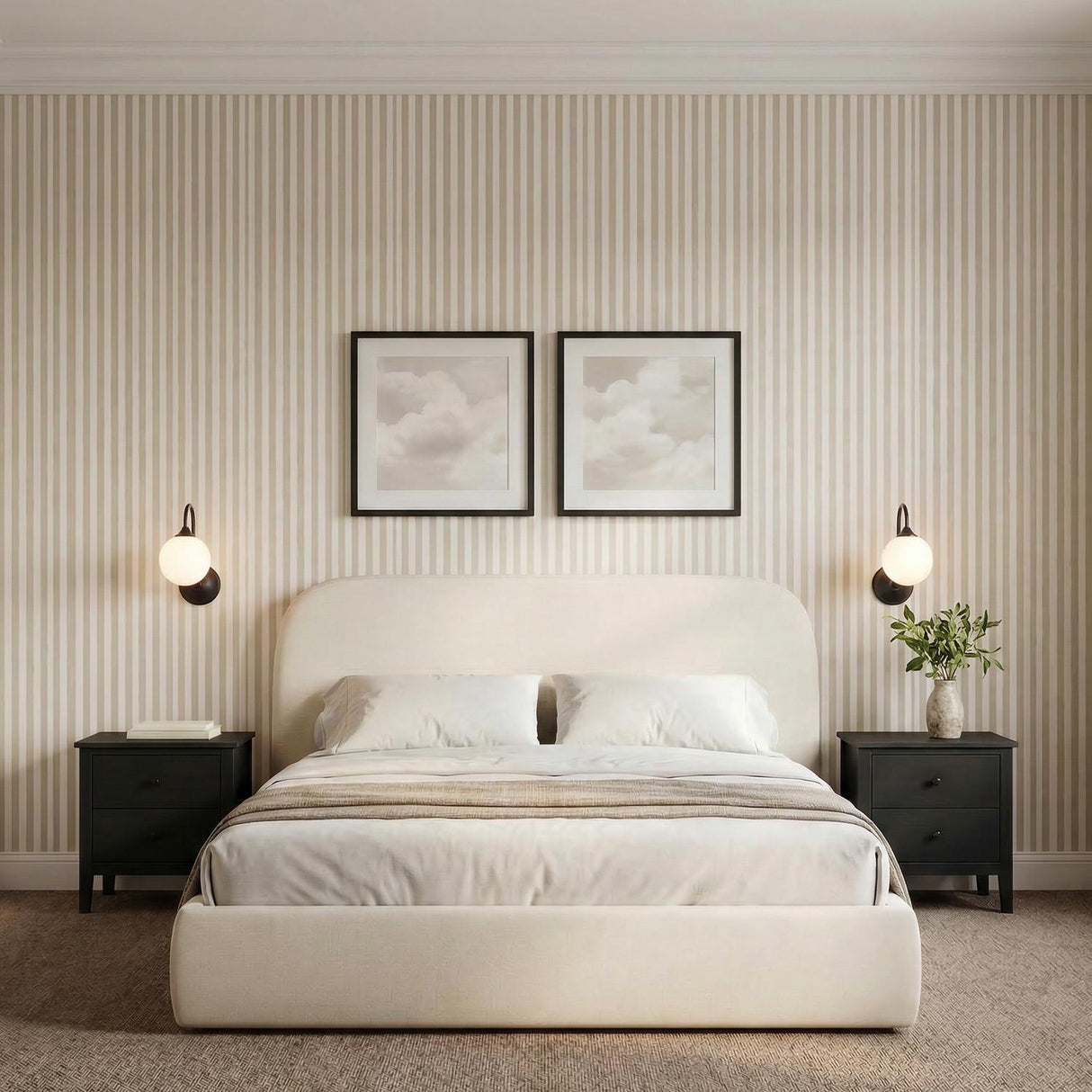 Leslie Wall Sconce 12", Matte Black