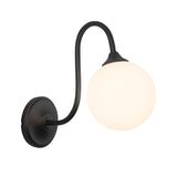 Leslie Wall Sconce 12", Matte Black