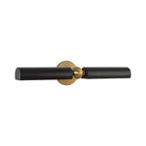 Deedra Picture Light 23", Matte Black and Brushed Brass