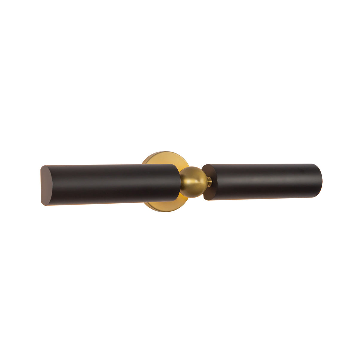 Deedra Picture Light 23", Matte Black and Brushed Brass