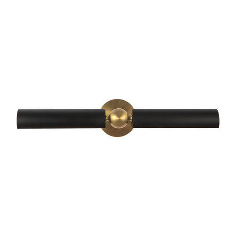 Deedra Picture Light 23", Matte Black and Brushed Brass