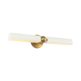Deedra Picture Light 23", White and Brushed Brass